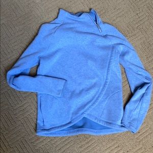 Athleta Girl Blue Fleece Sweatshirt